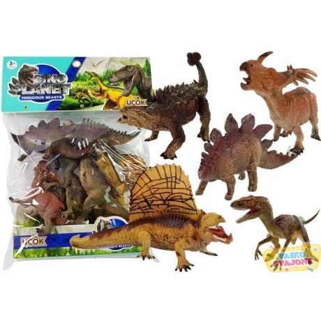 6 dinozaurų figūrėlių rinkinys