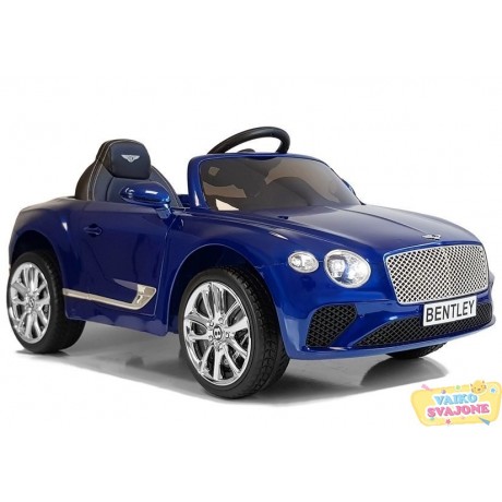 Elektromobilis vaikams Bentley Mėlynas lakuotas