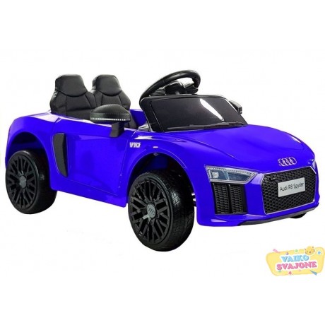 Elektromobilis vaikams Audi R8 Spyder Mėlynas
