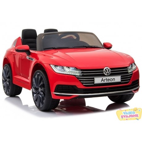 Elektromobilis vaikams Volkswagen Arteon Raudonas