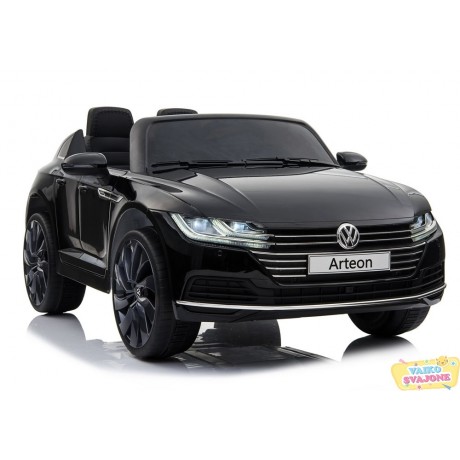 Elektromobilis vaikams Volkswagen Arteon Juodas lakuotas