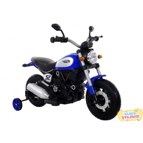 Elektrinis motociklas vaikams QK307 Mėlynas