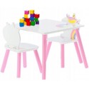 Vaikiškas stalas su 2 kėdėmis Ponis Lily