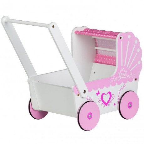 Lėlių vežimėlis (rožinis)